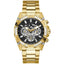 Guess Men’s Quartz Gold Stainless Steel Black Dial 46mm Watch GW0390G2