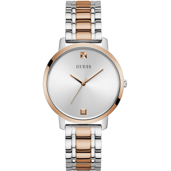 Guess Men’s Quartz Two-tone Stainless Steel Silver Dial 40mm Watch GW0073L2