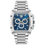 Versace Men’s Quartz Swiss Made Silver Stainless Steel Blue Dial 42mm Watch VE6H00423