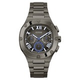 Guess Men’s Quartz Grey Stainless Steel Black Dial 42mm Watch GW0572G5