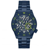 Guess Men’s Quartz Navy Blue Stainless Steel Navy Blue Dial 45mm Watch GW0488G4