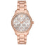 Michael Kors Women’s Quartz Rose Gold Stainless Steel White Dial 38mm Watch MK7297