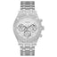 Guess Men’s Quartz Silver Stainless Steel Silver Dial 44mm Watch GW0455G1