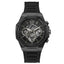 Guess Men’s Quartz Black Silicone Strap Black Dial 44mm Watch GW0263G4