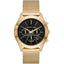 Michael Kors Men’s Quartz Gold Stainless Steel Black Dial 44mm Watch MK9057