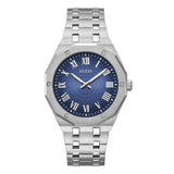 Guess Men’s Quartz Silver Stainless Steel Blue Dial 42mm Watch GW0575G4