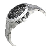 Guess Men’s Quartz Silver Stainless Steel Black Dial 46mm Watch W0598G2
