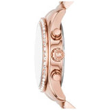 Michael Kors Women’s Quartz Rose Gold Stainless Steel Red Dial 38mm Watch MK7275