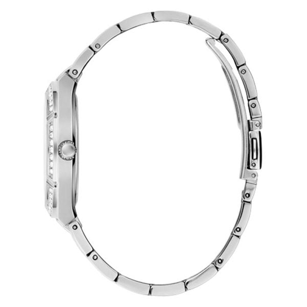 Guess Women’s Quartz Silver Stainless Steel Turquoise Color Dial 36mm Watch GW0033L7