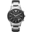 Emporio Armani Men’s Chronograph Quartz Stainless Steel Black Dial 43mm Watch AR2434