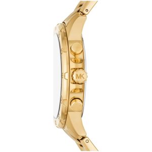 Michael Kors Men’s Quartz Gold Stainless Steel Black Dial 43mm Watch MK9108