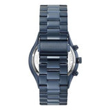 Michael Kors Men’s Quartz Blue Stainless Steel Grey Dial 44mm Watch MK8918