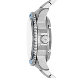 Emporio Armani Men’s Automatic Silver Stainless Steel Blue Dial 42mm Watch AR60059