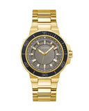 GOLD TONE CASE GOLD TONE STAINLESS STEEL WATCH