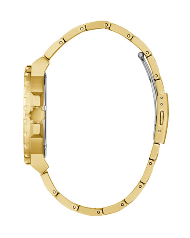 GOLD TONE CASE GOLD TONE STAINLESS STEEL WATCH