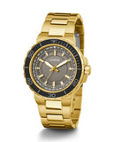GOLD TONE CASE GOLD TONE STAINLESS STEEL WATCH