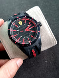 Ferrari Men's 0830245 REDREV Analog Display Quartz Black Watch