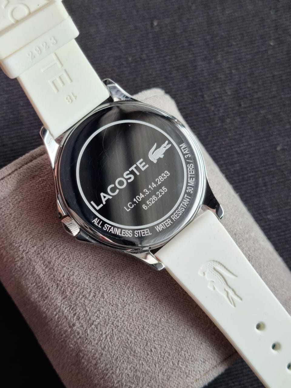 Lacoste Ladies Watch White Silicon Strap