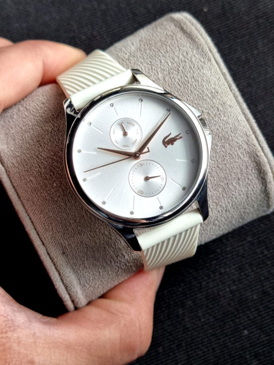 Lacoste Ladies Watch White Silicon Strap