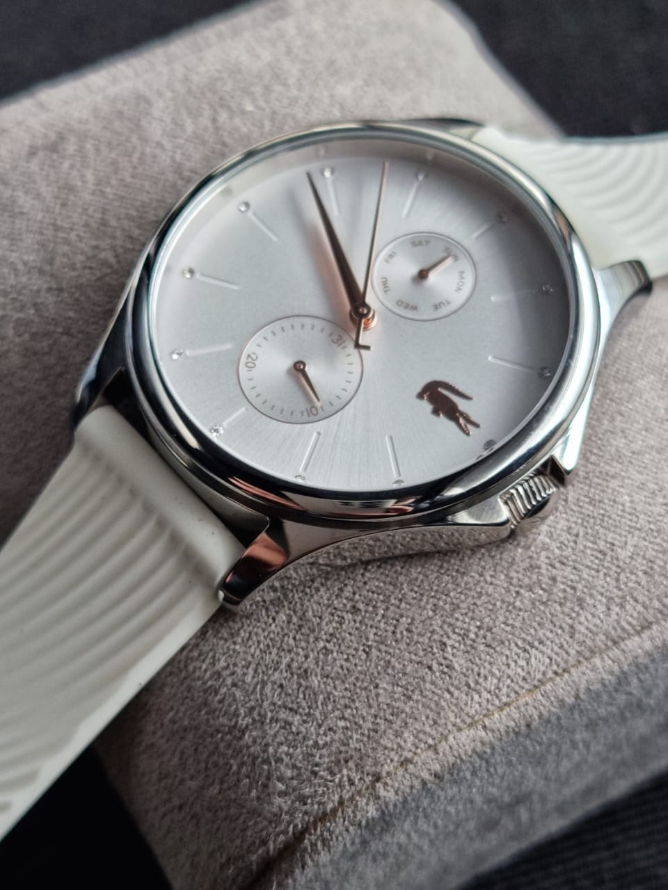 Lacoste Ladies Watch White Silicon Strap