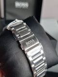 Hugo Boss Men’s Chronograph Quartz Stainless Steel Blue Dial 44mm Watch 1513763