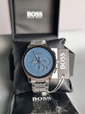 Hugo Boss Men’s Chronograph Quartz Stainless Steel Blue Dial 44mm Watch 1513763