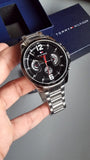 Tommy Hilfiger Men’s Quartz Stainless Steel Black Dial 46mm Watch 1791472