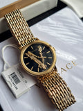 Versace Women Quartz Swiss Made Stainless Steel Black Dial 36mm Watch VEHC00619