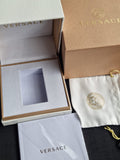 Versace Women Quartz Swiss Made Stainless Steel Black Dial 36mm Watch VEHC00619