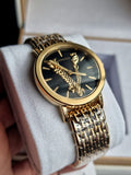 Versace Women Quartz Swiss Made Stainless Steel Black Dial 36mm Watch VEHC00619