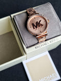 Michael Kors Women’s Quartz Stainless Steel Rose Gold Dial 36mm Watch MK4335