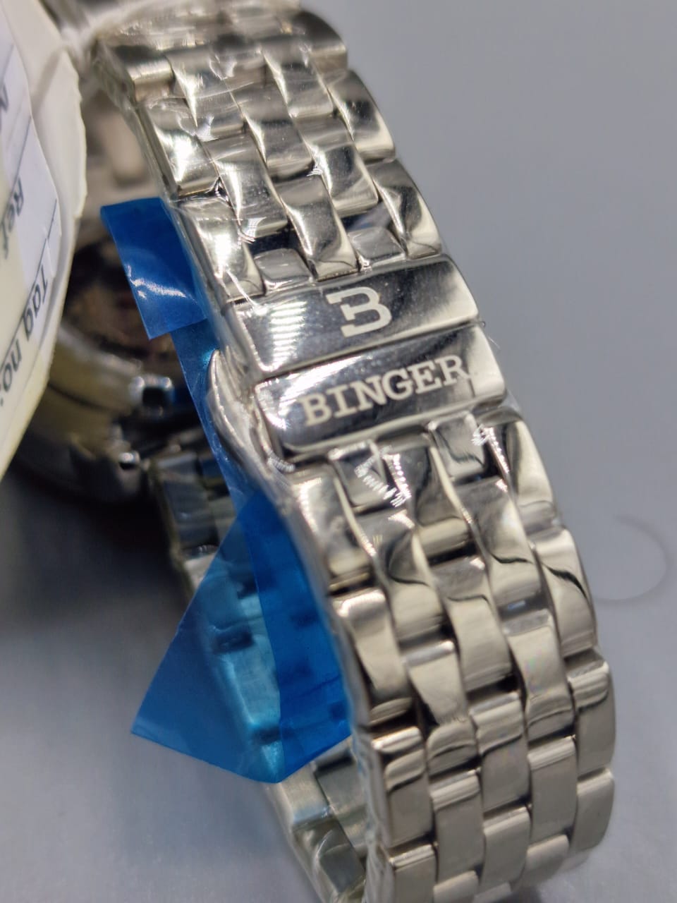 Binger ladies Watch Black dial Silver Casing