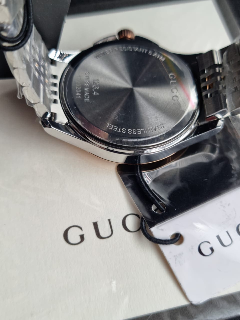 GUCCI Timeless Rose Gold PVD Men's Watch YA126410