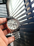 MICHAEL KORS Lexington Chronograph Silver Dial MEN's Watch MK8405