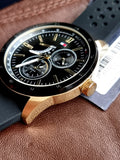 Tommy Hilfiger Men’s Quartz Black Silicone Strap Black Dial 44mm Watch 1791636