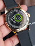 Tommy Hilfiger Men’s Quartz Black Silicone Strap Black Dial 44mm Watch 1791636