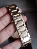 BURBERRY Brown Check Pattern Dial Rose Gold-plated Ladies Watch BU9005