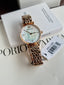 Emporio Armani Women’s Quartz Rose Gold Stainless Steel Mother Of Pearl Dial 32mm Watch AR11385