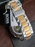 Hugo Boss Men’s Chronograph Quartz Stainless Steel Green Dial 44mm Watch 1513872