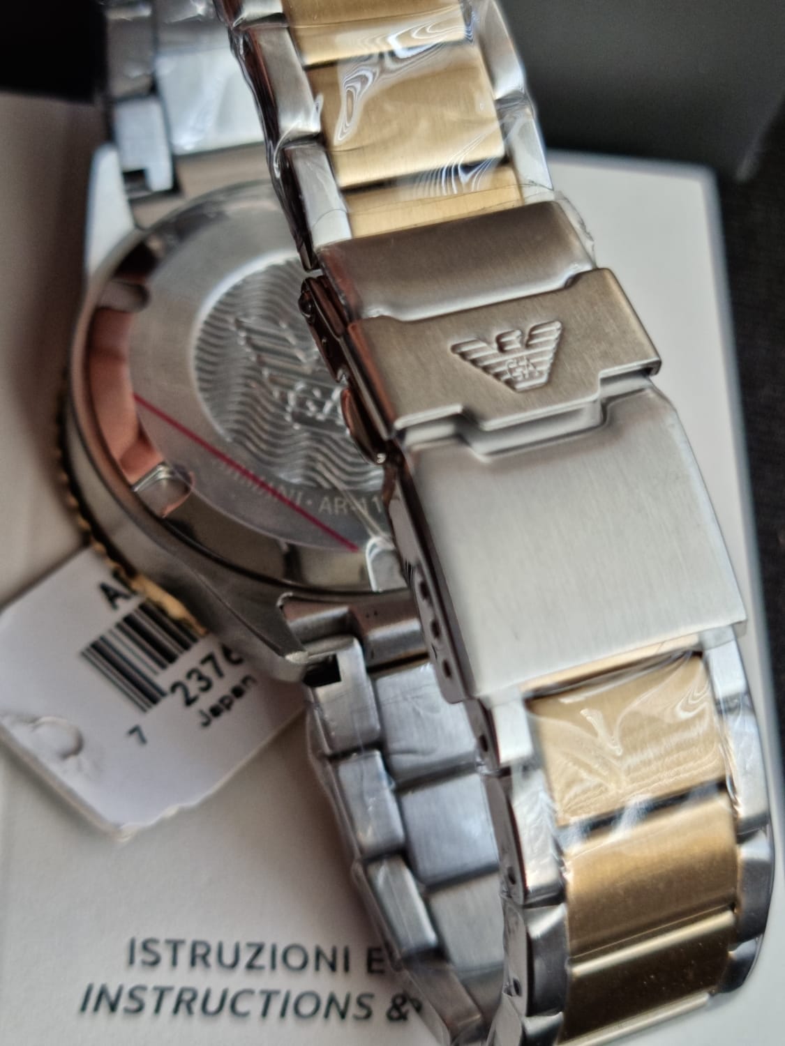 Emporio Armani Men's Chronograph, Stainless Steel Watch, 43mm case size AR11361