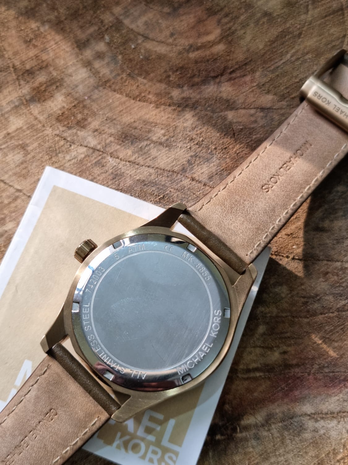 Michael Kors Black Dial Quartz Men's Watch MK8855