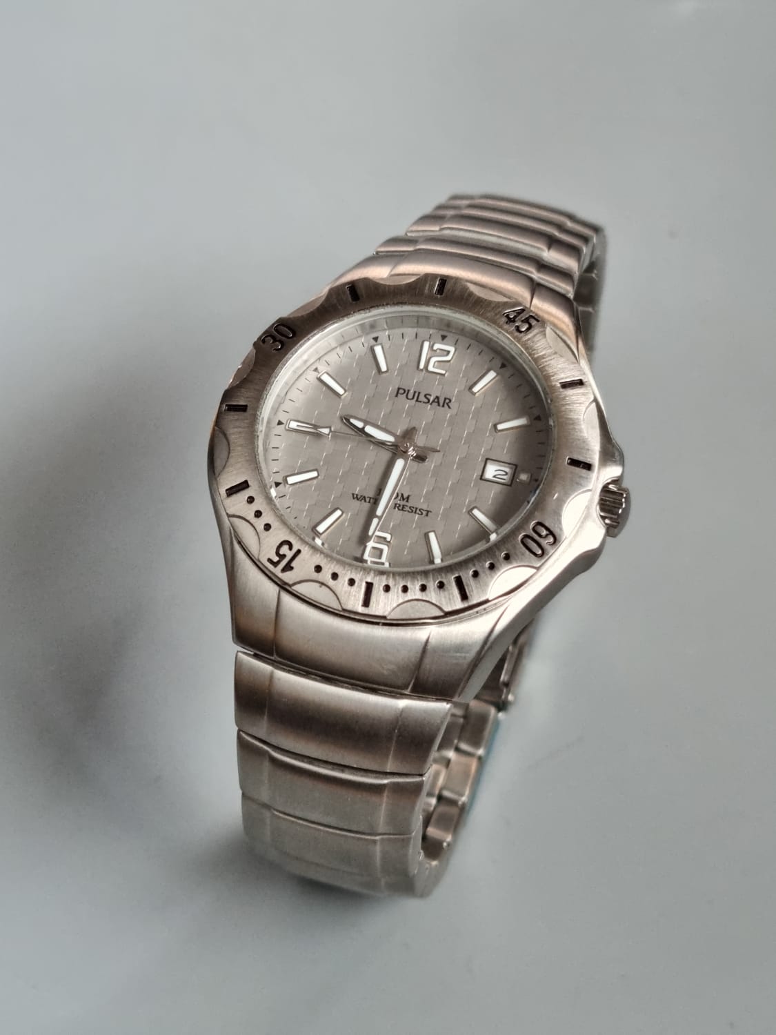 Pulsar Gray Dial 38mm dial Size Silver Casing