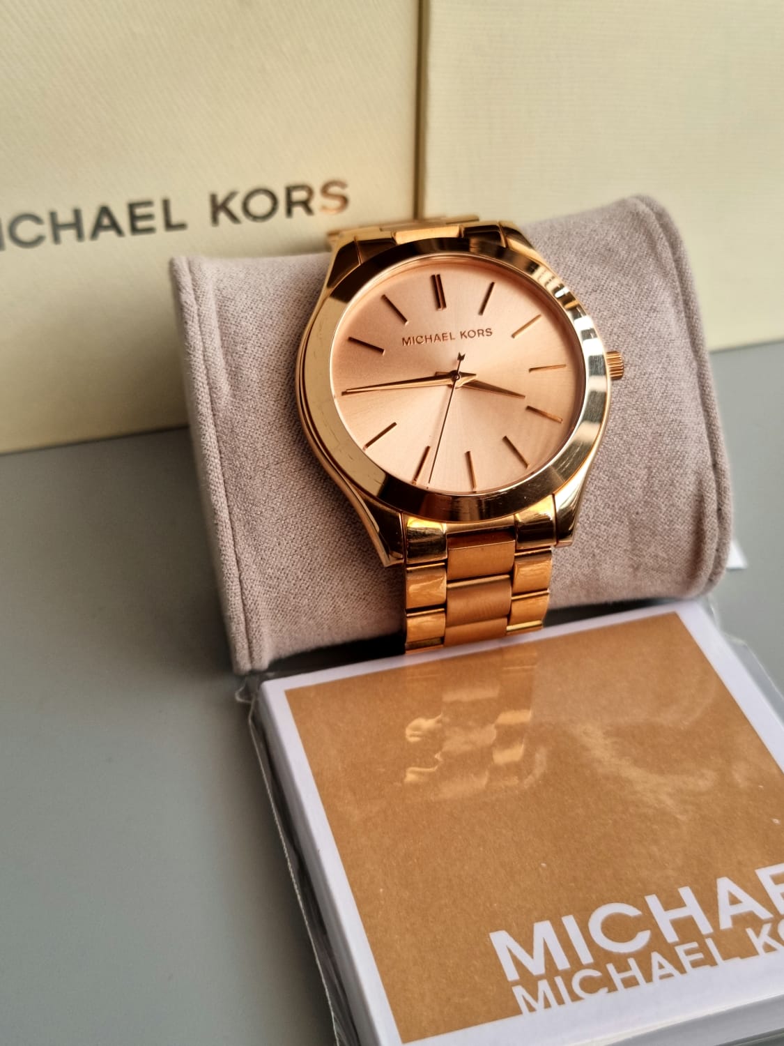 MICHAEL KORS Runway Rose Dial Rose Gold-tone Women's Watch MK3197