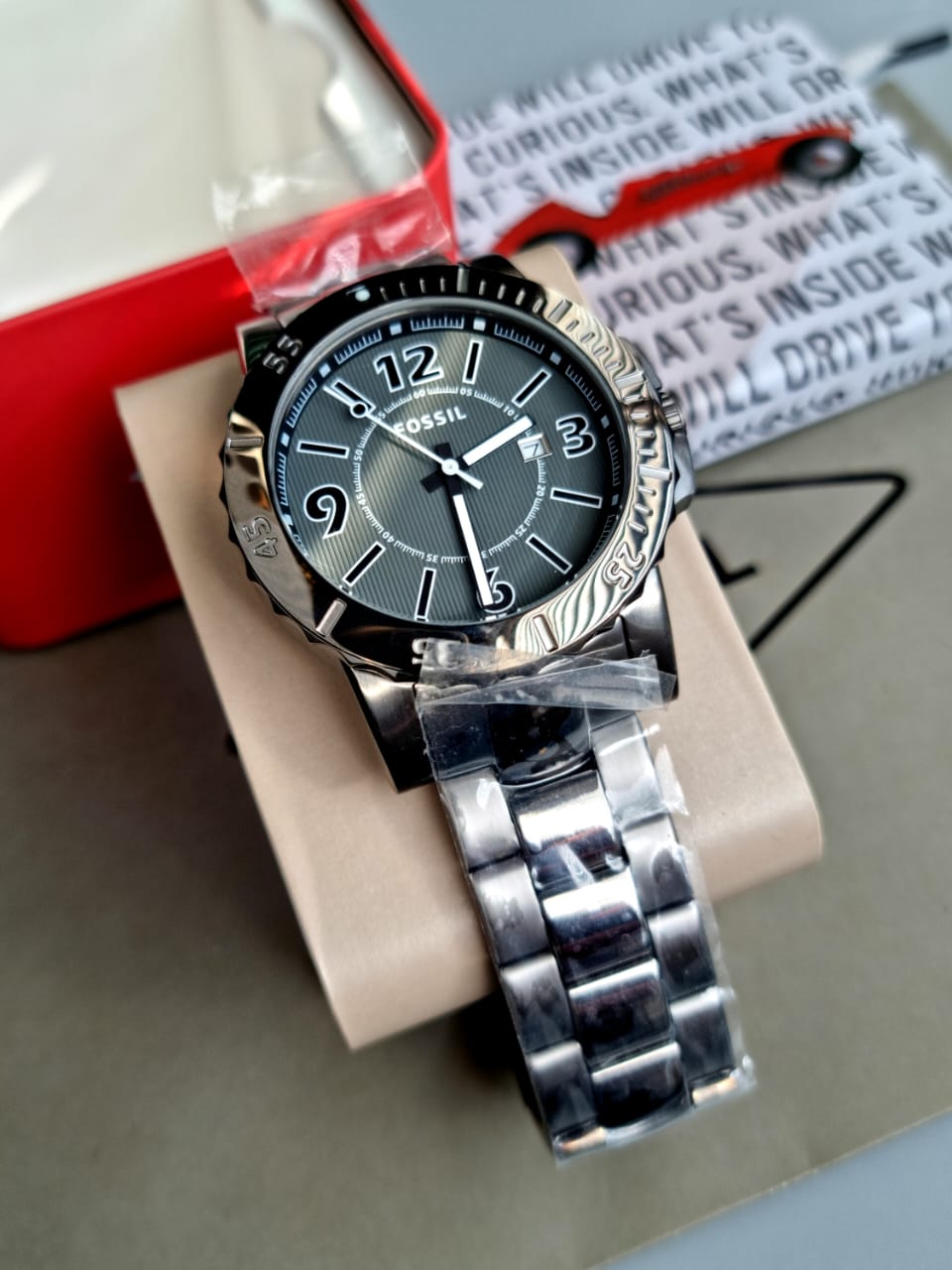 Fossil BQ1021 Gents Watch Black Casing 45mm Watch