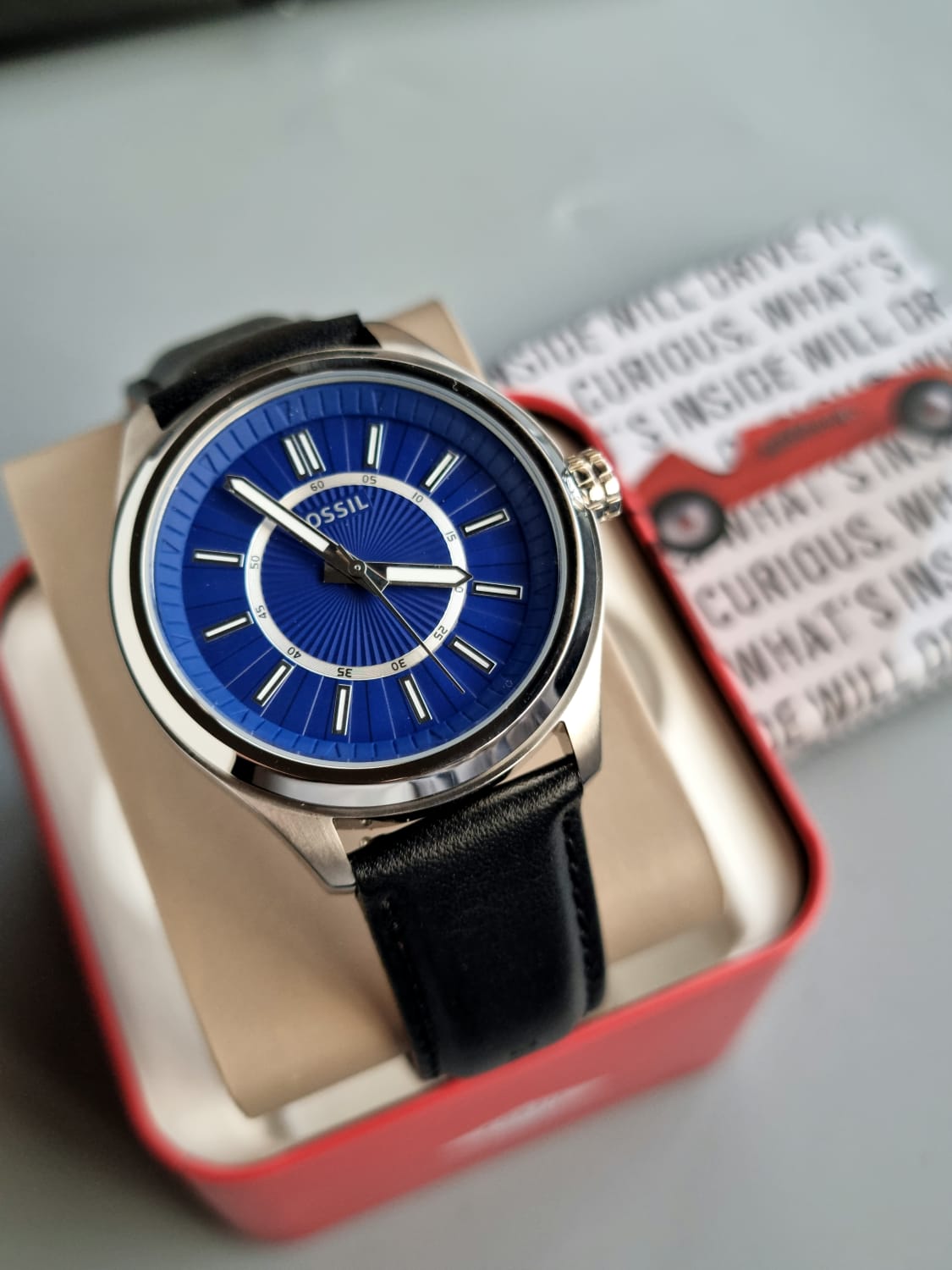 Fossil Bq1519 Blue dial 45mm Dial Size Watch