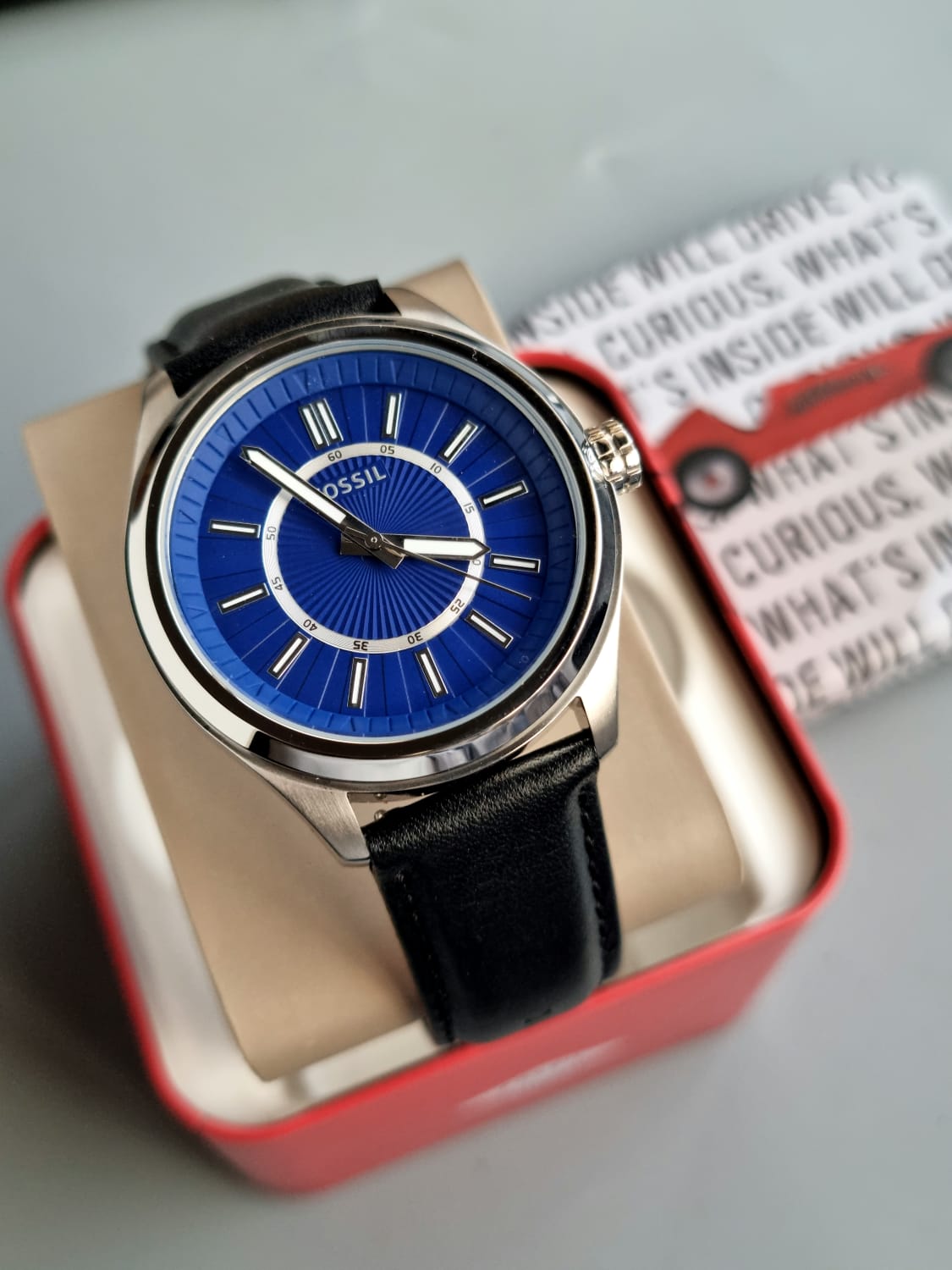 Fossil Bq1519 Blue dial 45mm Dial Size Watch