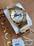 Versace Men’s Quartz Swiss Made Gold Stainless Steel Silver Dial 41mm Watch VEVI00520