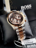 Hugo Boss Men’s Two-Tone Rose Gold Silver Watch 1513339