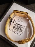 Gucci Women’s Quartz Stainless Steel Swiss Made Multi Color Dial 21mm Watch YA147410