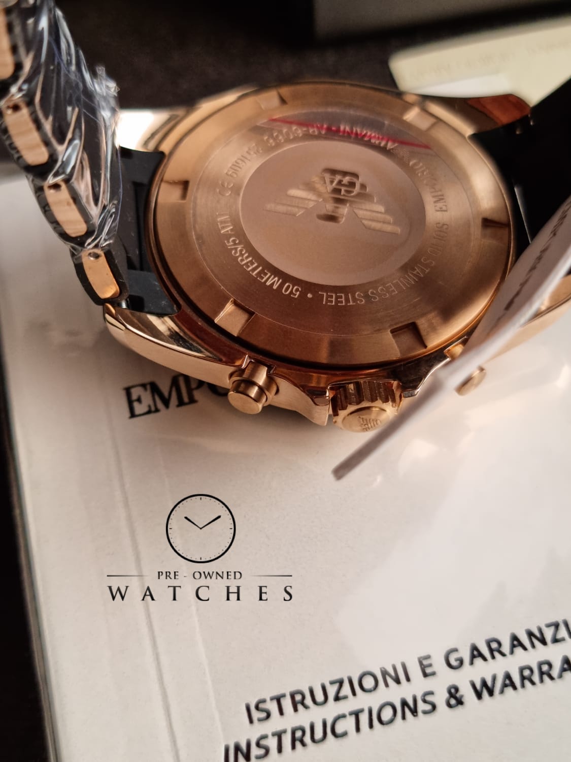 Emporio Armani Sigma Analog Black Dial Men's Watch - AR6066